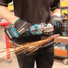 Makita GA0023GZ 40V XGT Brushless Variable Speed 5  inch Angle Grinder grinding metal (battery sold separately) Makita GA0023GZ 40V XGT Brushless Variable Speed 5  inch Angle Grinder grinding metal (battery sold separately)