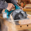 Makita HS003GZ 40V XGT Brushless 7-1/4 inch Circular Saw cutting wood (battery sold separately)
