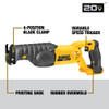 DeWalt DCS380B 20V MAX Cordless Reciprocating Saw (Tool Only)