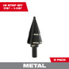Milwaukee 48-89-9239 #9 Step Drill Bit 7/8 inch - 1-1/8 inch - 2 Steps - 2pk Milwaukee 48-89-9239 #9 Step Drill Bit 7/8 inch - 1-1/8 inch - 2 Steps - 2pk