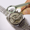 ROK 70102 3.5 inch Tweezers with Magnifier doing fine detail watch repair work