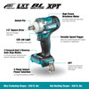 Makita DTW301XVZ 18V 1/2 Inch Brushless Impact Wrench with Detent Pin (Tool Only)