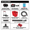 Milwaukee 0930-22HD M18 FUEL 12 Gal Brushless Wet/Dry Vacuum Kit Milwaukee 0930-22HD M18 FUEL 12 Gal Brushless Wet/Dry Vacuum Kit