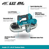 Makita DPB183Z 18V LXT 2-5/8 Inch Portable Band Saw (Tool Only)