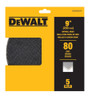 DeWalt DWAM805P 9 Inch 80 Grit Drywall Mesh Sanding Discs - 5pk