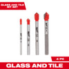 Milwaukee 48-20-8988 4pc Glass and Tile Bit Set