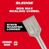 Milwaukee 48-62-4089 2 inch x 12 inch SDS MAX SLEDGE Scraping Chisel