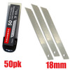Truwerx 40010 18mm Snap-Off Replacement Blades - 50pk