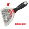 Truwerx 42022 6 inch Stainless Steel Flexible Flexible Putty Knife