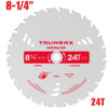 Truwerx 45040 8-1/4 Inch x 24T Framing Circular Saw Blade