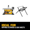 DeWalt DWE7485WS 8-1/4 Inch Compact Jobsite Table Saw with Stand
