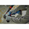 Bosch GWS18V-8N 18V 4 1/2 inch Angle Grinder with Slide Switch concrete grinding on horizontal surface with vacuum attachment (attachment sold separately)