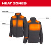 Milwaukee 234G-21XL M12 Women's Heated AXIS Hooded Gray Jacket Kit - Extra Large Milwaukee 234G-21XL M12 Women's Heated AXIS Hooded Gray Jacket Kit - Extra Large