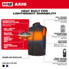 Milwaukee 305B-212X M12 Heated AXIS Black Vest Kit - 2X Large Milwaukee 305B-212X M12 Heated AXIS Black Vest Kit - 2X Large