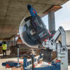 Bosch GCM18V-12GDCN PROFACTOR 18V Cordless Surgeon 12 inch Dual-Bevel Glide Mitre Saw (Tool Only) showing on a jobsite