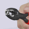 Knipex 8201200SBA 8 inch Twin Grip pliers showing holding a bolt at the end