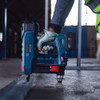 Bosch GNB18V-12N PROFACTOR 18V Cordless Brushless Concrete Nailer (Tool Only) showing in use fastening bottom track of steel stud construction