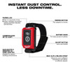 Milwaukee 0951-20 Wireless Dust Control Remote showing features of the dust control remote