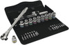 Wera 5004077001 8100 SC 7 Zyklop 28pc Metal Push Through Square 1/2-inch Ratchet Set - Metric Wera 5004077001 8100 SC 7 Zyklop 28pc Metal Push Through Square 1/2-inch Ratchet Set - Metric