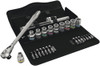 Wera 05004078001 8100 SC 8 Zyklop 28pc Metal Switch Lever 1/2-inch Ratchet Set - Metric Wera 05004078001 8100 SC 8 Zyklop 28pc Metal Switch Lever 1/2-inch Ratchet Set - Metric