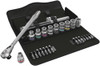 Wera 05004081001 8100 SC 11 Zyklop 28pc Metal Switch Lever 1/2-inch Ratchet Set - SAE Wera 05004081001 8100 SC 11 Zyklop 28pc Metal Switch Lever 1/2-inch Ratchet Set - SAE