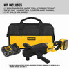 DeWalt DCD471X1 60V MAX Cordless Brushless Quick Change Stud & Joist Drill with E-Clutch Kit showing inclusions of the kit DeWalt DCD471X1 60V MAX Cordless Brushless Quick Change Stud & Joist Drill with E-Clutch Kit showing inclusions of the kit
