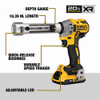 DeWalt DCE151TD1 20V MAX XR Cordless Brushless Cable Stripper Kit showing features if the stripper