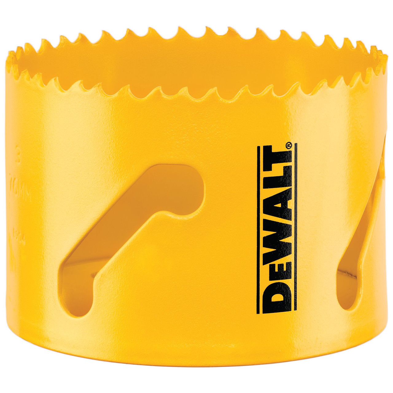 DeWalt DAH180048 3 Inch Bi-Metal Hole Saw showing from a different angle