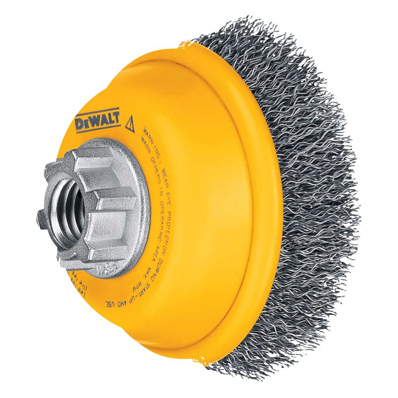 DeWalt DW49101 HP 4 inch Crimped Wire Cup Brush DeWalt DW49101 HP 4 inch Crimped Wire Cup Brush