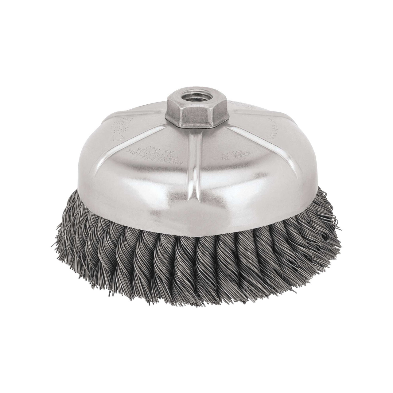 DeWalt DW4917 HP 6 Inch Knotted Wire Cup Brush DeWalt DW4917 HP 6 Inch Knotted Wire Cup Brush