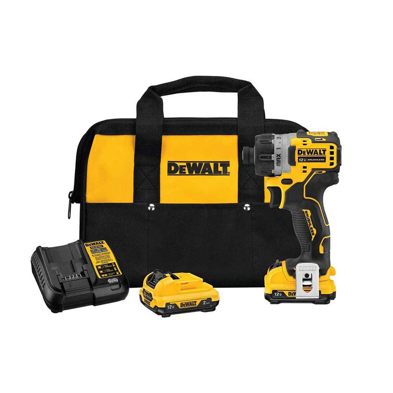 DeWalt DCF601F2 12V XTREME Brushless 1/4 inch Cordless Screwdriver Kit