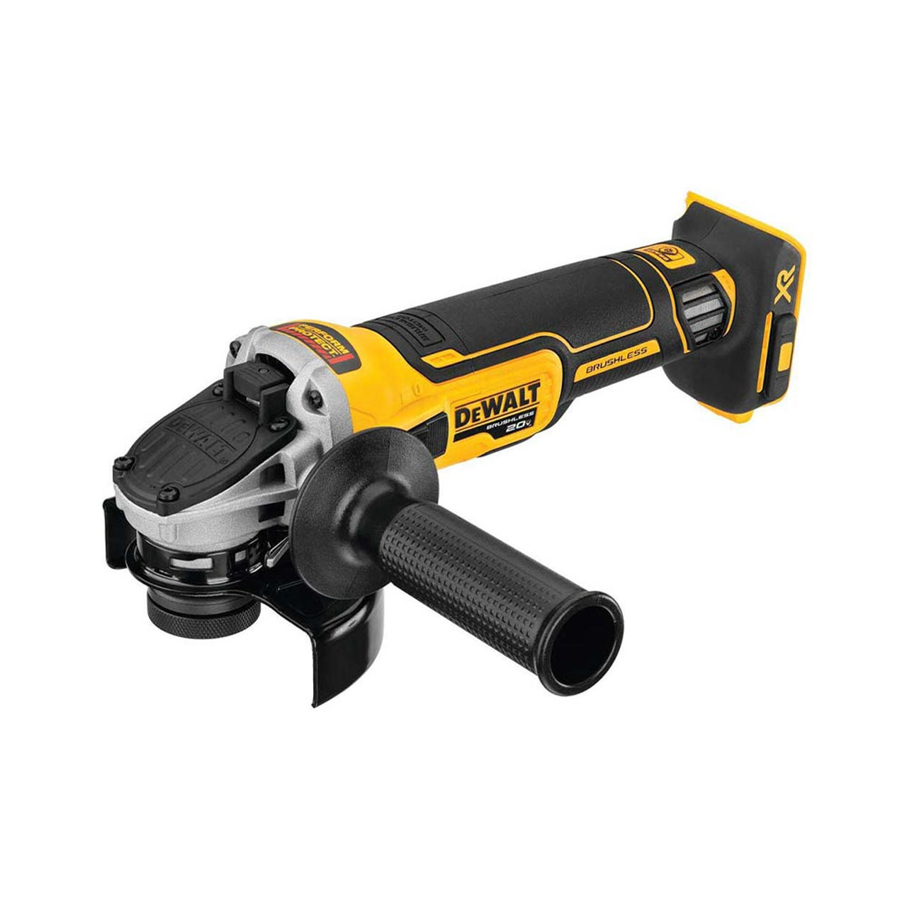 DeWalt DCG405B 20V MAX XR 4-1/2 inch Slide Switch Small Angle Grinder with Kickback Brake (Tool Only)