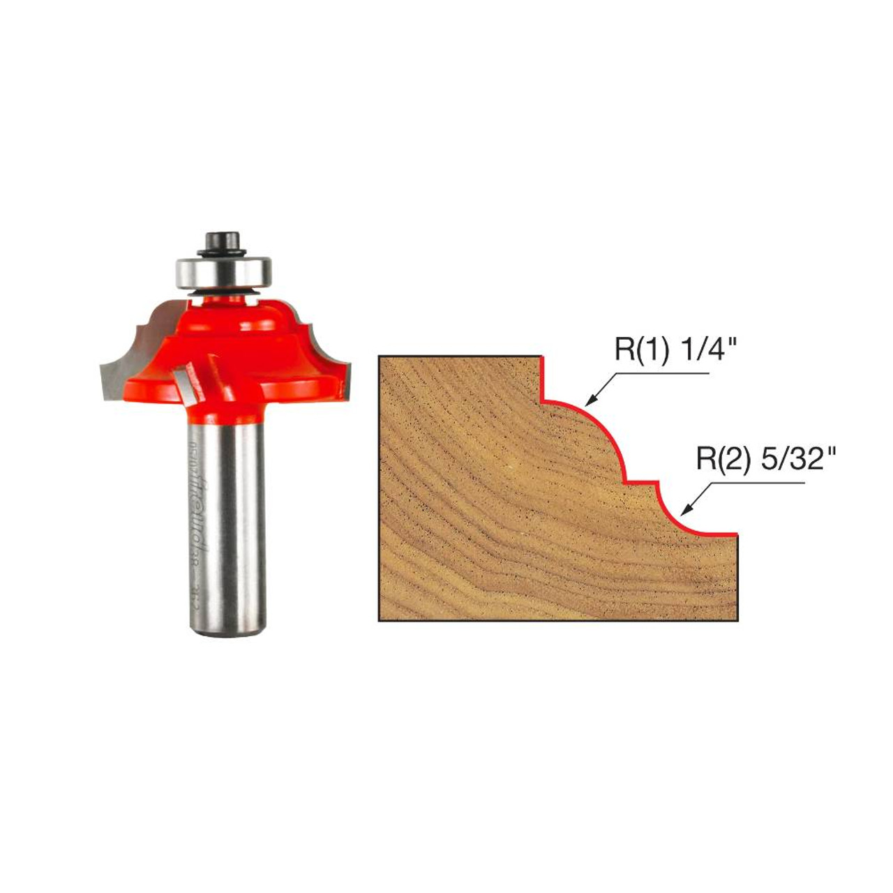Freud 38-362 1-1/2 Inch Quadra-Cut Classical Cove  and Bead Router Bit - 1/2 Inch Shank Freud 38-362 1-1/2 Inch Quadra-Cut Classical Cove  and Bead Router Bit - 1/2 Inch Shank