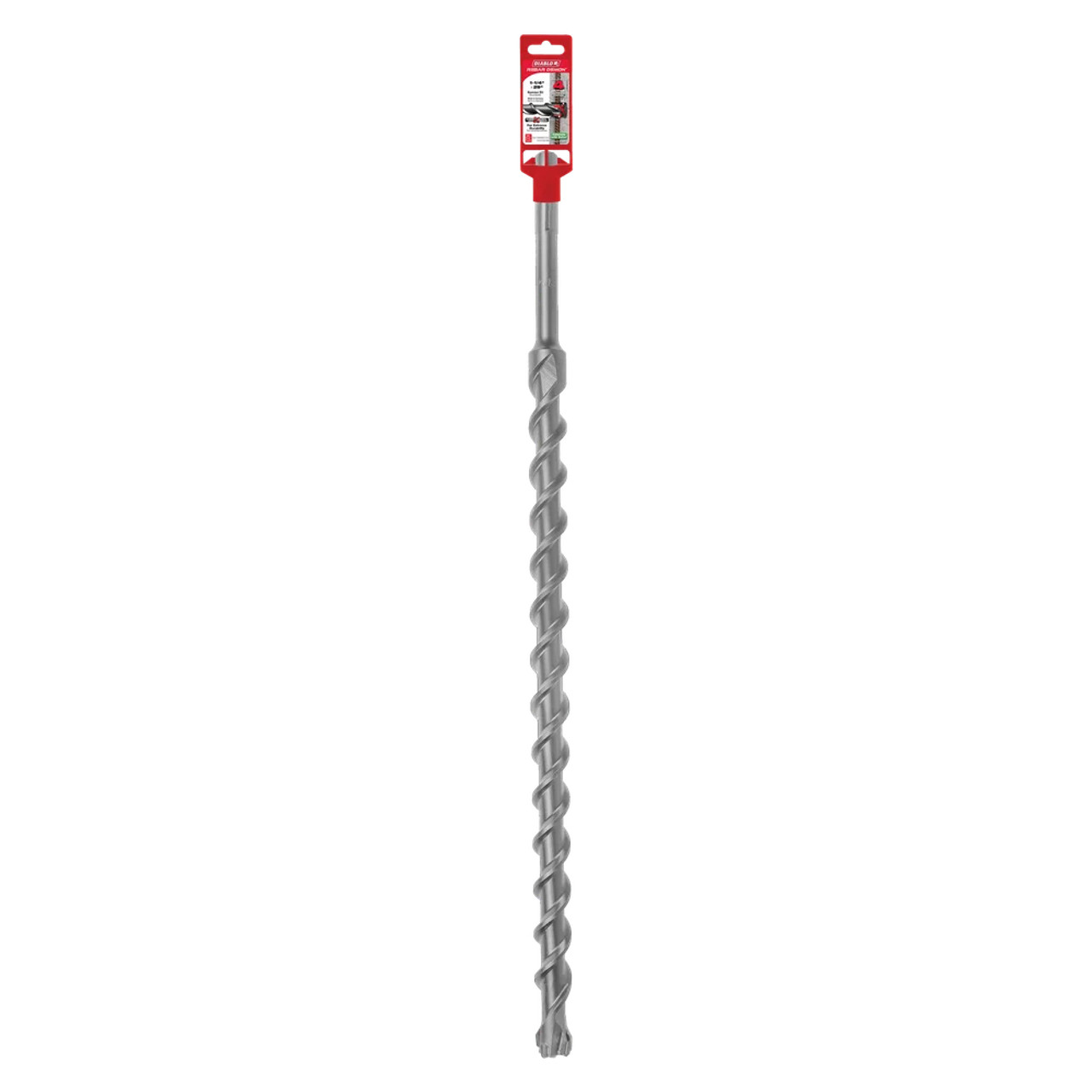 Diablo DMAMX1310 REBAR DEMON 1-1/4 inch x 24 inch x 29 inch SDS-Max 4-Cutter Full Carbide Head Hammer Drill Bit Diablo DMAMX1310 REBAR DEMON 1-1/4 inch x 24 inch x 29 inch SDS-Max 4-Cutter Full Carbide Head Hammer Drill Bit