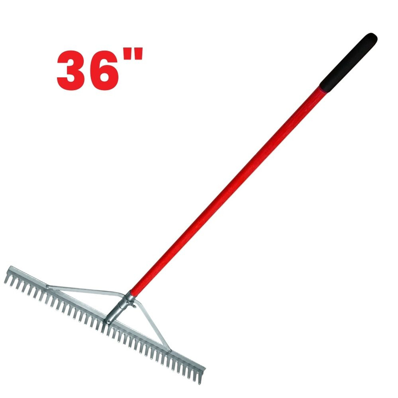 Summit ST10220 Landscape Rake with 36 inch Aluminum Head