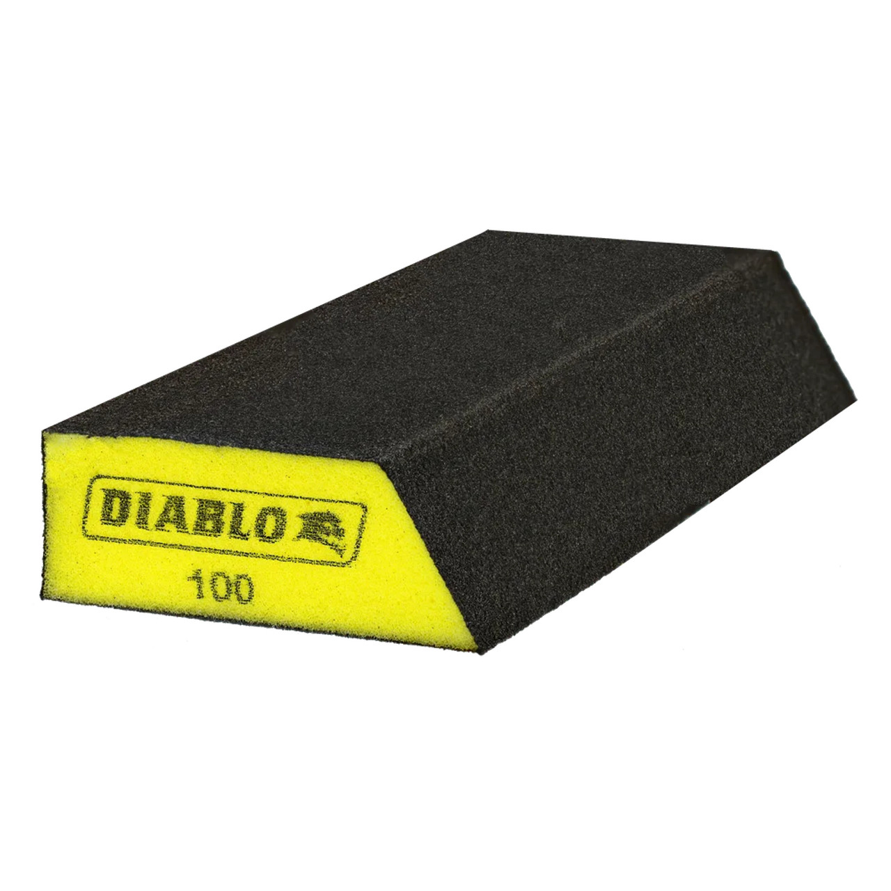 Diablo DFBANGBFIN01G 8 Inch x 3 Inch x 1 Inch 100-Grit Extended Corner Contact Sanding Sponge
