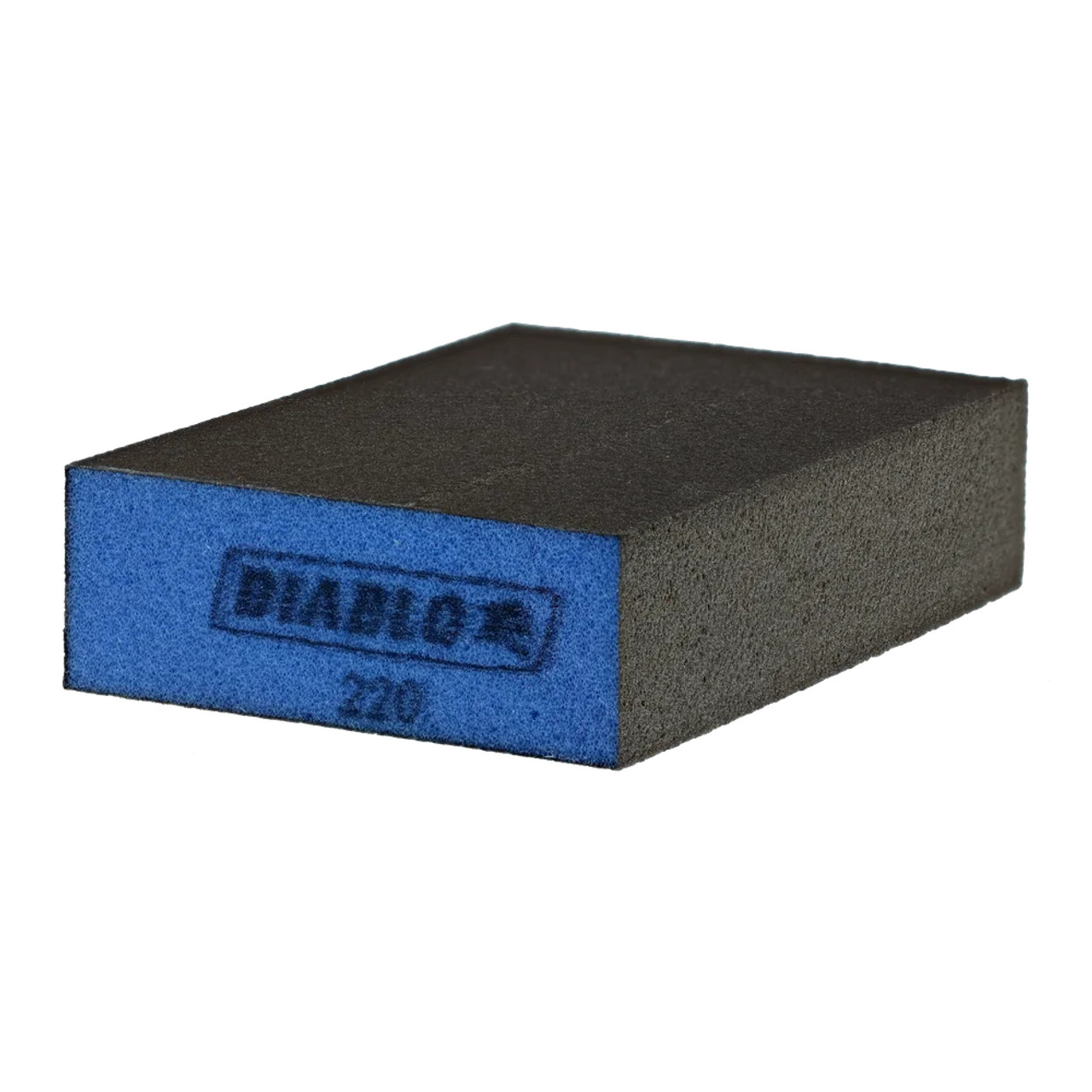 Diablo DFBBLOCMFN01G 4 Inch x 2-1/2 Inch x 1 Inch 220-Grit Blue Flat Sanding Sponge Diablo DFBBLOCMFN01G 4 Inch x 2-1/2 Inch x 1 Inch 220-Grit Blue Flat Sanding Sponge