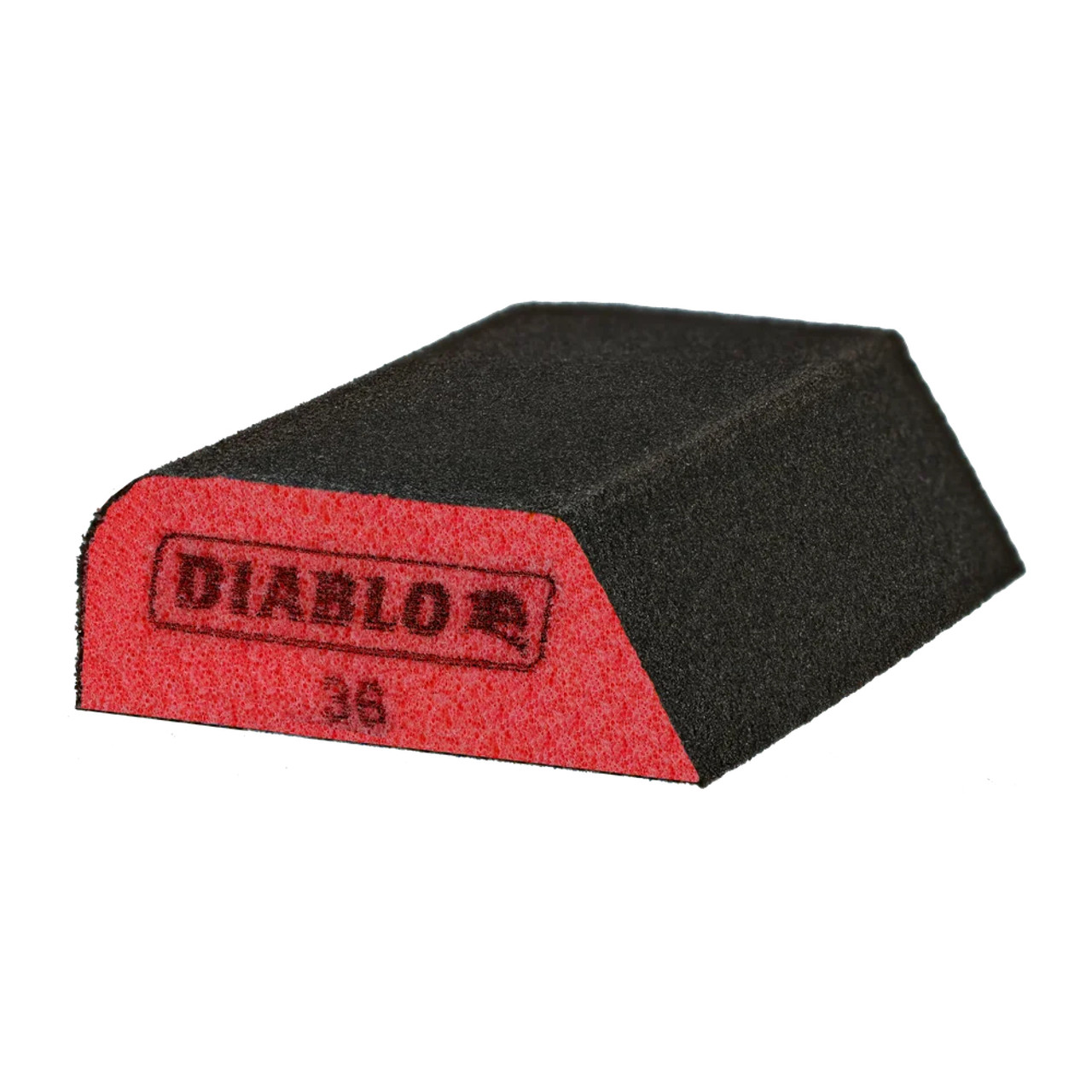 Diablo DFBCOMBCRS01G 4 Inch x 2-1/2 Inch x 1 Inch 36-Grit Red Dual-Edge Sanding Sponge Diablo DFBCOMBCRS01G 4 Inch x 2-1/2 Inch x 1 Inch 36-Grit Red Dual-Edge Sanding Sponge