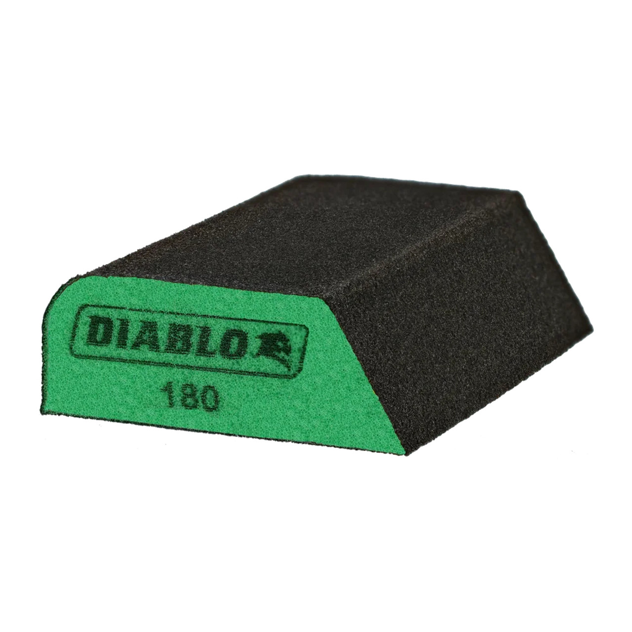 Diablo DFBCOMBUFN01G 4 Inch x 2-1/2 Inch x 1 Inch 180-Grit Green Dual-Edge Sanding Sponge Diablo DFBCOMBUFN01G 4 Inch x 2-1/2 Inch x 1 Inch 180-Grit Green Dual-Edge Sanding Sponge