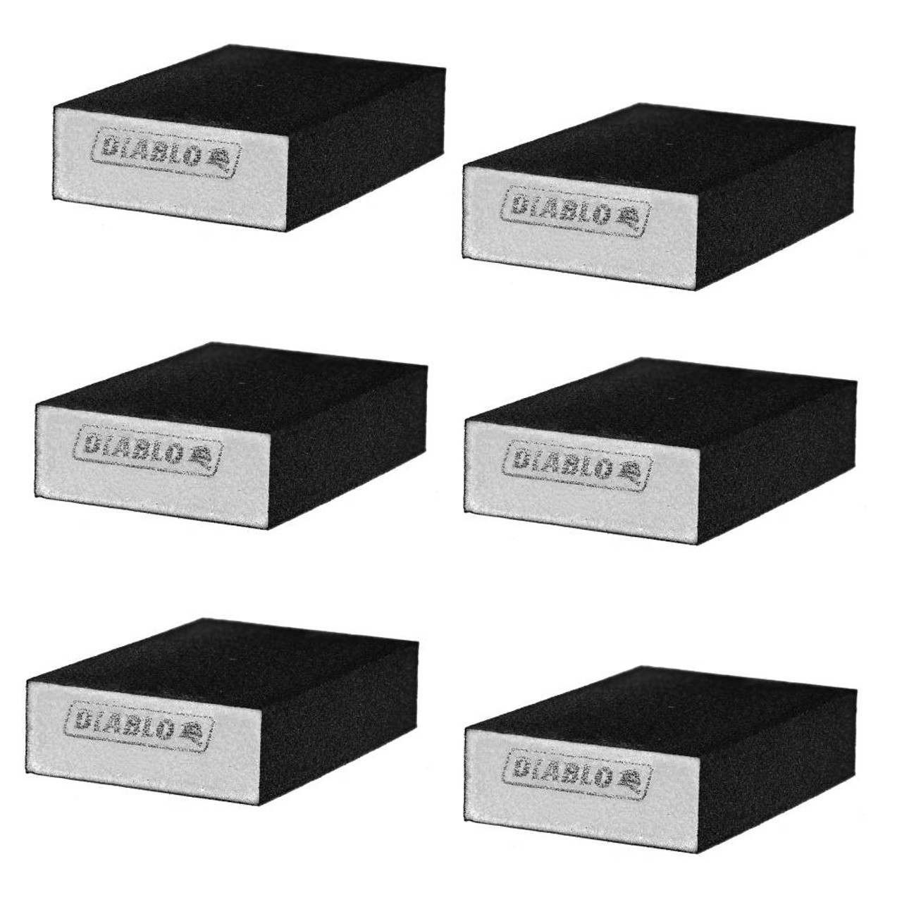 Diablo PFLEXAST06G 6pc 7 Inch x 4-4/5 Inch Assorted Grit ULTRAflex Sanding Sponge Set Diablo PFLEXAST06G 6pc 7 Inch x 4-4/5 Inch Assorted Grit ULTRAflex Sanding Sponge Set
