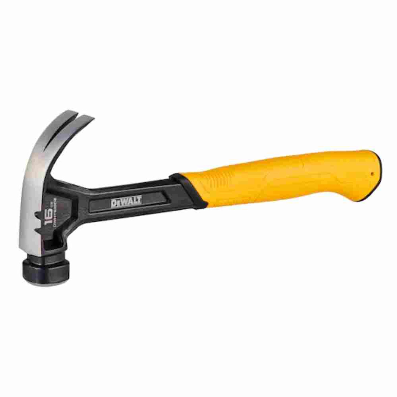 DeWalt DWHT51002 16oz One-Piece Steel Curved Claw Nailing Hammer DeWalt DWHT51002 16oz One-Piece Steel Curved Claw Nailing Hammer