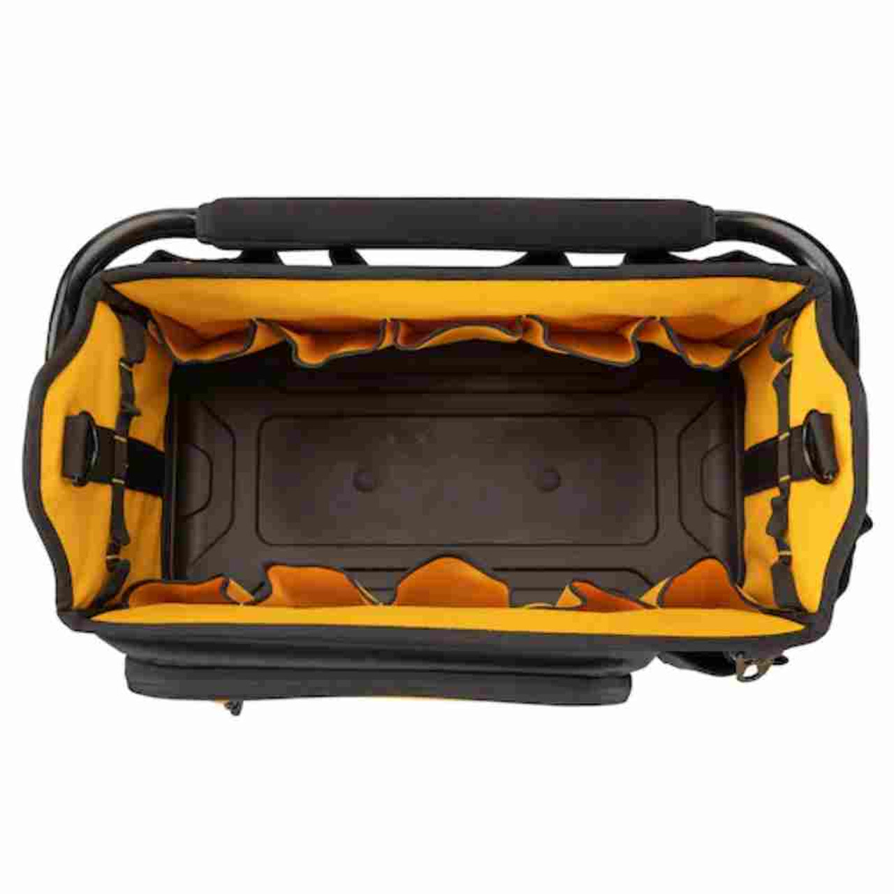 DeWalt DWST560106 20 inch Professional Tool Tote showing the pockets inside of the bag DeWalt DWST560106 20 inch Professional Tool Tote showing the pockets inside of the bag
