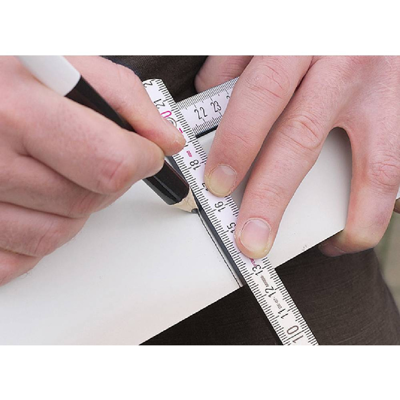 Pica 546-24-50 Classic 546 FOR ALL Black & White Universal Marking Pencil