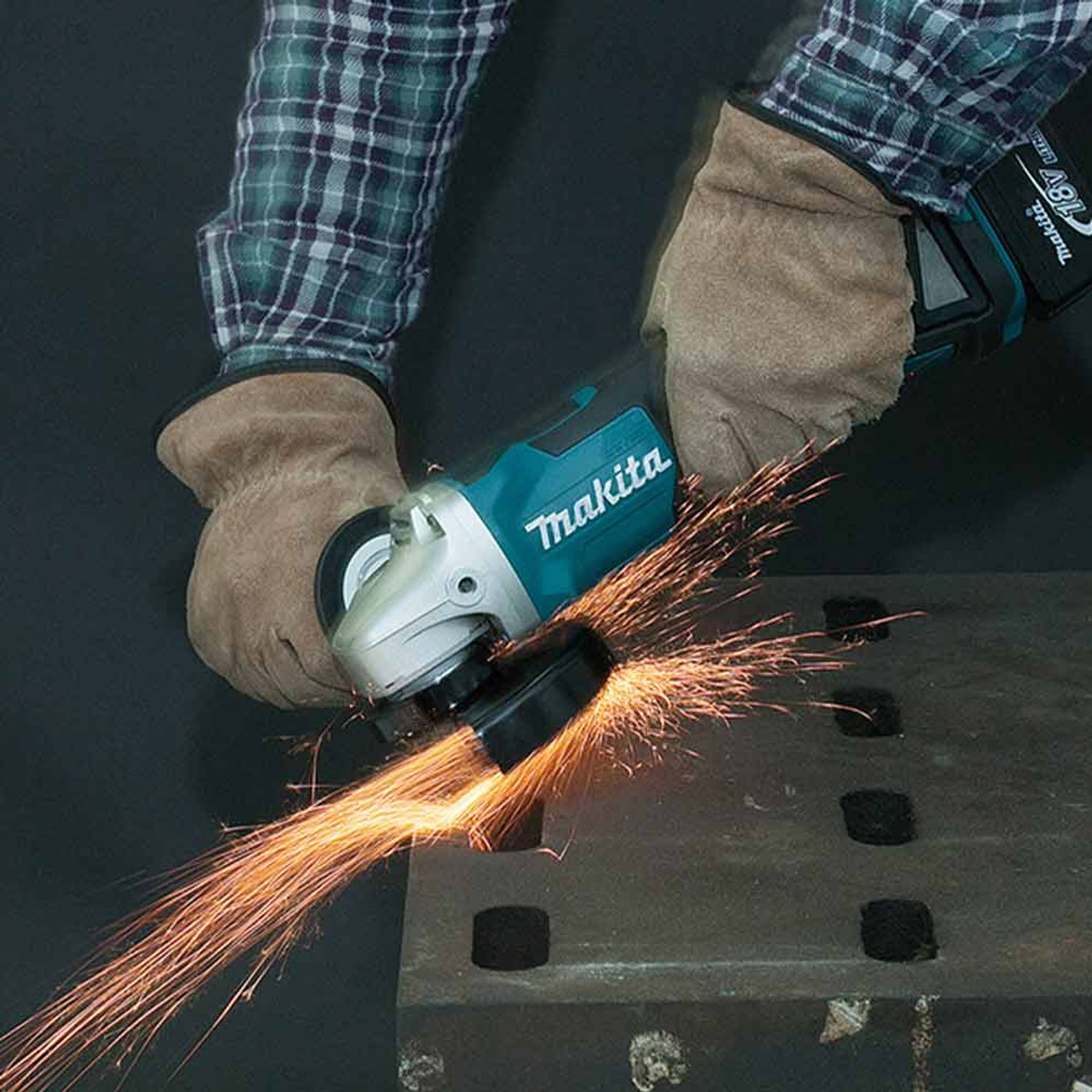Makita DGA455Z 18V LXT Cordless 4-1/2 inch Paddle-Switch Angle Grinder with Brushless Motor (Tool Only) Makita DGA455Z 18V LXT Cordless 4-1/2 inch Paddle-Switch Angle Grinder with Brushless Motor (Tool Only)