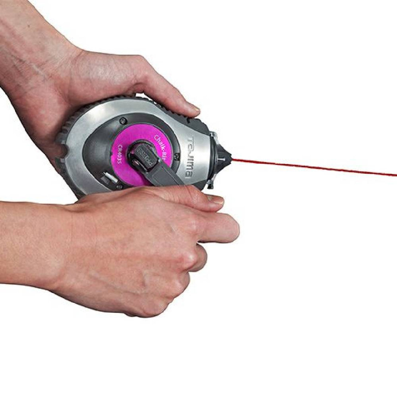 Tajima CR403S 50' Chalk-Rite Dura Extreme Bold Chalk Line Reel