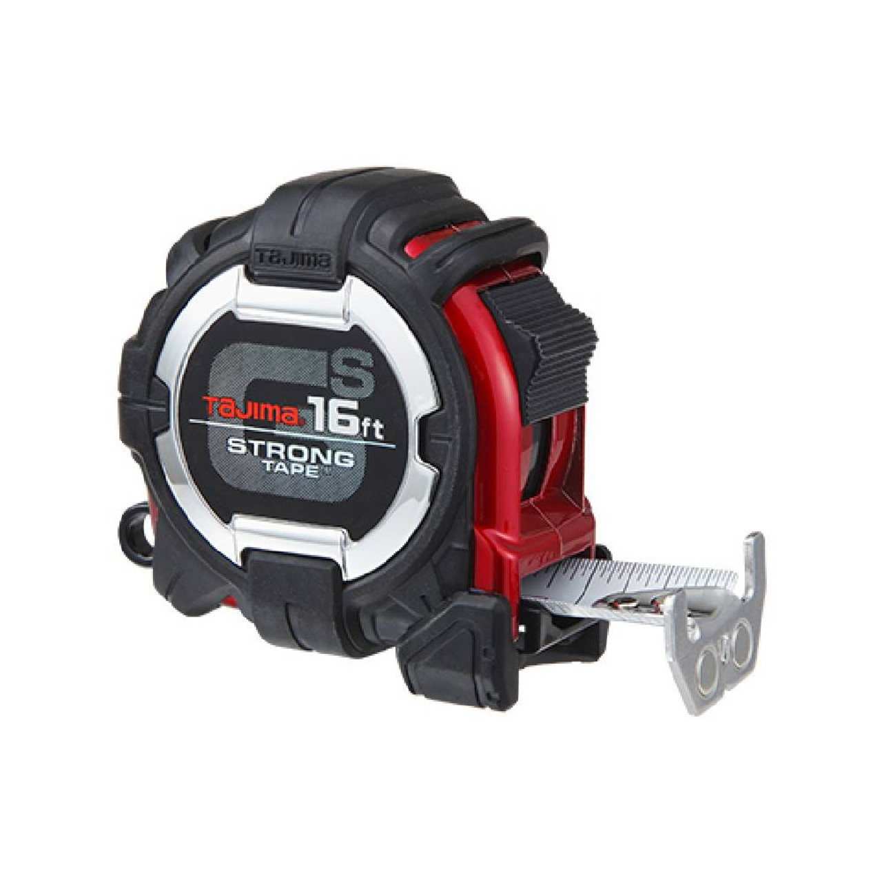 Tajima GS-MC16BW GS Lock Horned Magnetic Hook 16 foot x 1 Inch Tape Measure