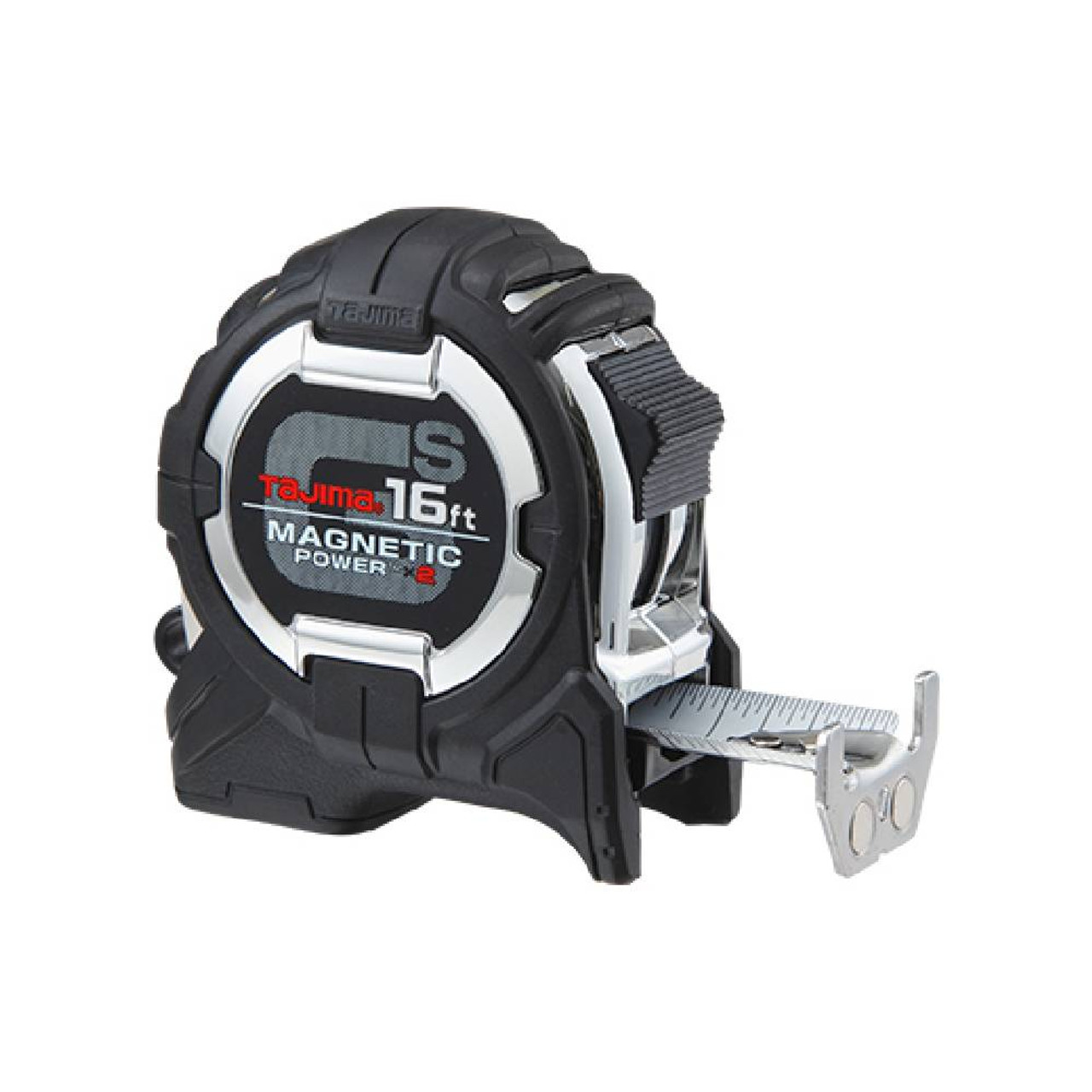 Tajima GS-SC16BW GS Lock Magnetic Power X2 16 foot x 1 Inch Tape Measure