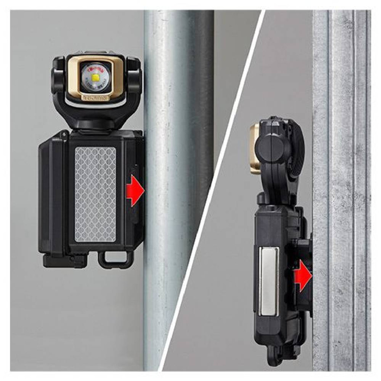 Tajima LE-SF501D-SP Grati-Lite M Magnetic 500 Lumen Flood Beam Detachable LED Work Light with Belt Holder Tajima LE-SF501D-SP Grati-Lite M Magnetic 500 Lumen Flood Beam Detachable LED Work Light with Belt Holder