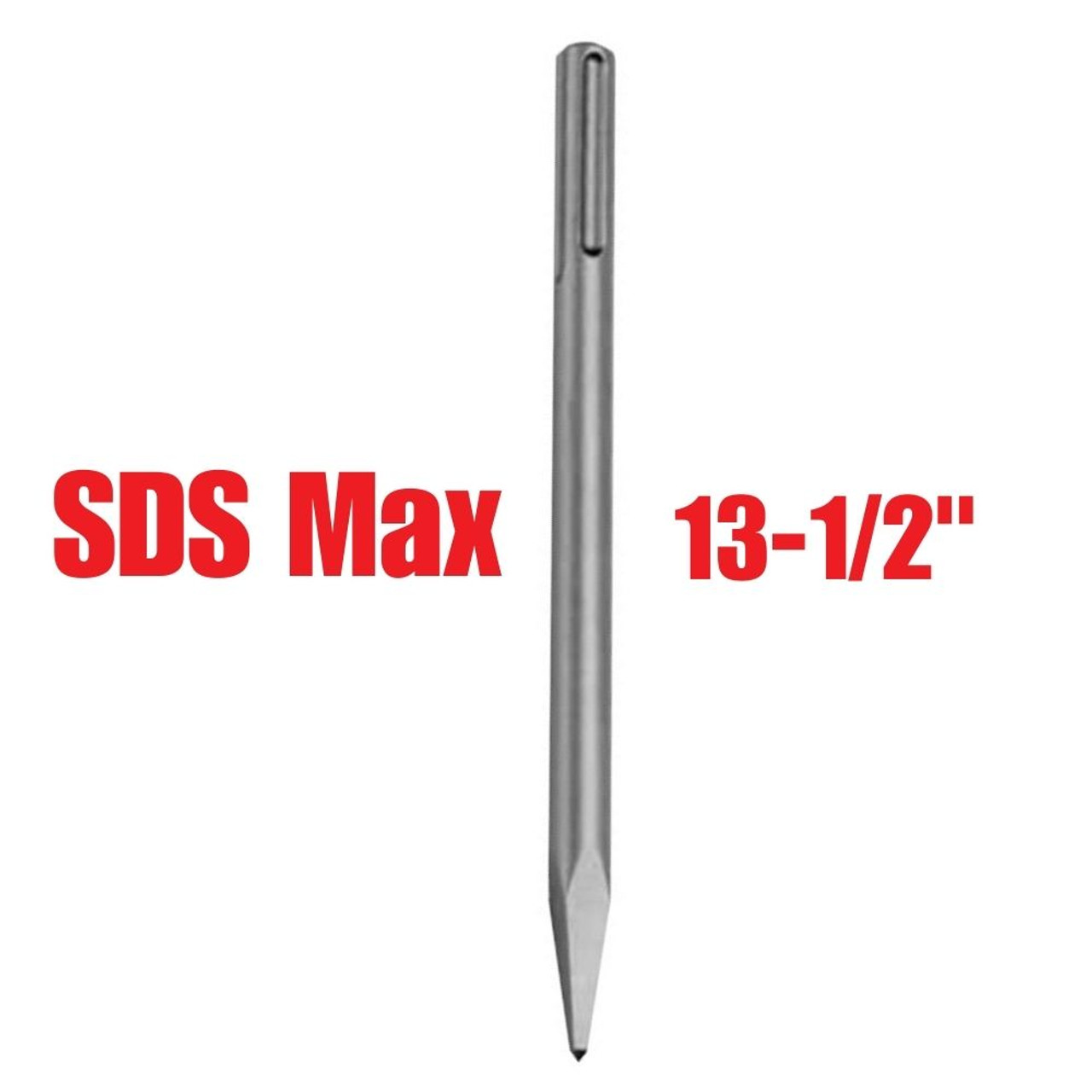 Truwerx 46170 13-1/2 Inch SDS Max Rotary Hammer Bull Point Chisel