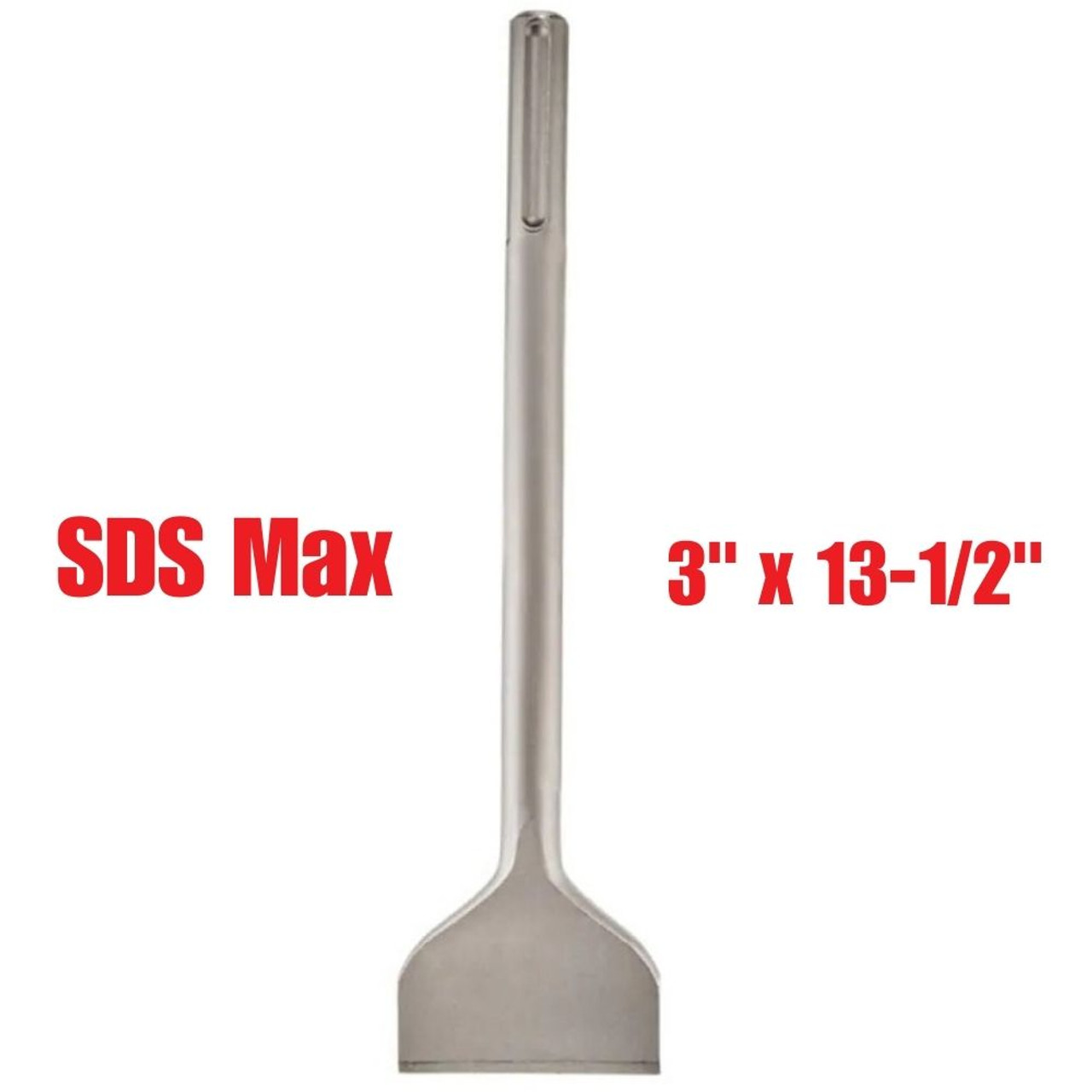 Truwerx 46174 3 inch x 13-1/2 inch SDS Max Rotary Hammer Flat Chisel